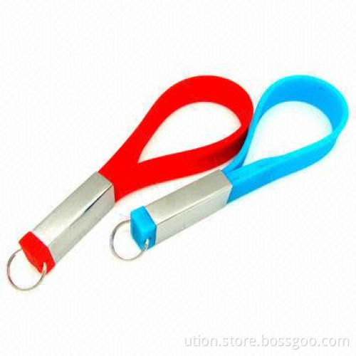 Bracelet Sling USB Flash Drives with Up to 8GB Memory Capacity and Above 10-year Data Storage Time